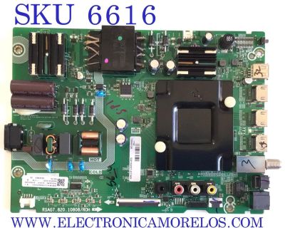 MAIN FUENTE PARA TV HISENSE / NUMERO DE PARTE 306513 / RSAG7.820.10808/ROH / 306512A / 3TE50G215208 / G215207-01343 / PANEL HD500Y1U52-T0L6\GM\CKD3A\ROH / MODELO 50R7G5